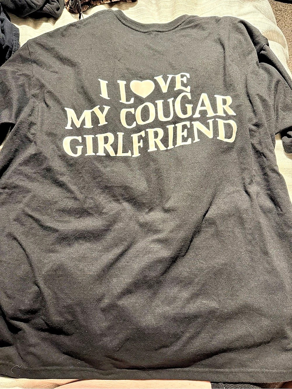 I Love My Cougar Girlfriend Graphic Tee XxL